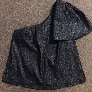 Eloquii one shoulder top! Sparkly enough for NYE